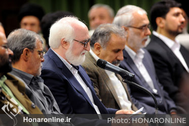 دیدار اهالی فرهنگ و ادب و شاعران در شامگاه زادروز امام حسن مجتبی(ع) با رهبر معظم انقلاب