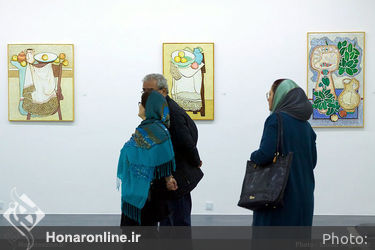 نمایشگاه آثار گارنیک درهاکوپیان در گالری ماه مهر