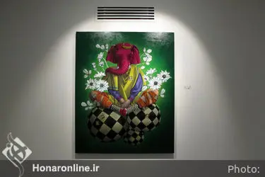 نمایشگاه آثار بارانا سعادت در گالری شیرین