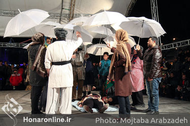 نمایش های خیابانی روز آخر جشنواره تئاتر فجر