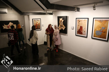 افتتاحیه نمایشگاه گروهی "نوزده پنج" در گالری ایوان 