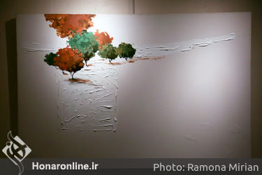 افتتاحیه نمایشگاه نقاشی های آرمان یعقوب پور در گالری گلستان 