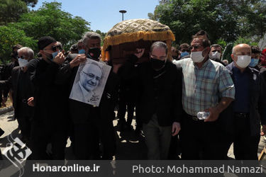  تشییع پیکر علی مرادخانی، معاون سابق امور هنری وزارت فرهنگ و ارشاد اسلامی
