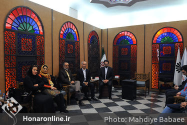 ورکشاپ نقالی دکتر پرویز ممنون در موسسه توسعه هنرهای معاصر