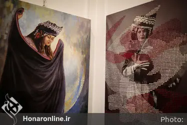 افتتاحیه نمایشگاه نقاشی های سروناز سلطانی در گالری موزه هنرهای زیبا