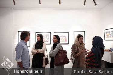 نمایشگاه نقاشی های آذرخش فراهانی در گالری آتبین