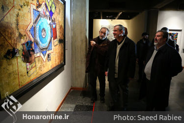 بازدید احمد مسجدجامعی از نهمین جشنواره هنرهای تجسمی فجر‎