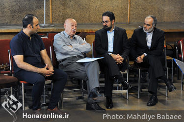 تمرین ارکستر سازهای ملی به رهبری فرهاد فخرالدینی