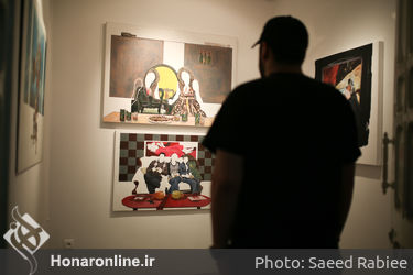 نمایشگاه نقاشی منوچهر سلطانی در گالری ویستا پلاس