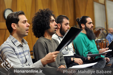 تمرین ارکستر ملی ایران به رهبری نادر مرتضی پور در تالار رودکی