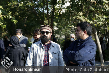 وداع با پیکر پورنگ پورشیرازی نوازنده کنترباس