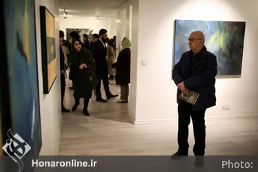 افتتاحیه نمایشگاه نقاشی های سعید رفیعی منفرد در گالری ساربان