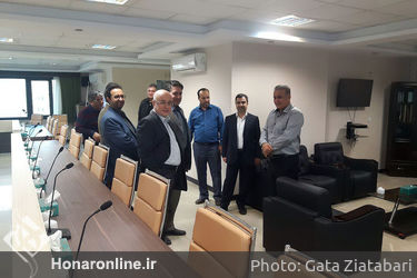 بازدید علی مرادخانی از ساختمان جدید دفتر موسیقی 