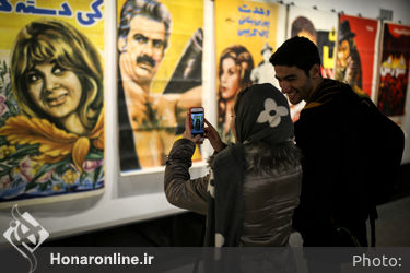 افتتاحیه طراحی اعلان سردر سینما در ایران در گالری سلام