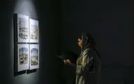نمایشگاه نقاشی‌های مجید فعال در گالری آ