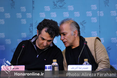 نشست خبری فیلم سینمایی آباجان در روز چهارم سی و پنجمین جشنواره فیلم فجر در مرکز همایش های برج میلاد (4)