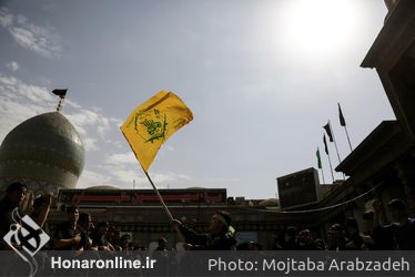 مراسم عزاداری ظهر عاشورا در حرم حضرت عبدالعظیم الحسنی (ع)
