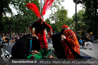 اجرای ده مجلس تعزیه سیدالشهدا(ع) در فضای باز فرهنگسرای نیاوران