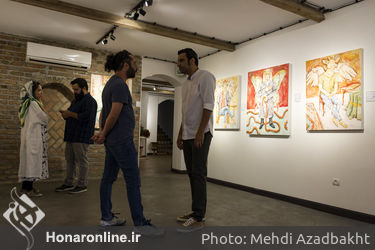 نمایشگاه نقاشی رضا رزم در گالری سلوک