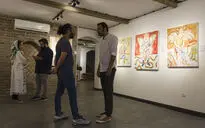 نمایشگاه نقاشی رضا رزم در گالری سلوک