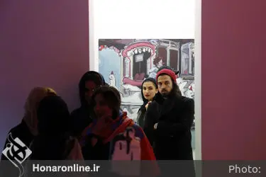 افتتاحیه نمایشگاه آثار رامتین زاد در گالری اعتماد