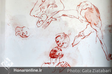 نمایشگاه آثار داریوش حسینی  در گالری امکان 