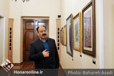 بازدید مرادخانی و ایوبی از دهمین دوسالانه ملی نگارگری ایران
