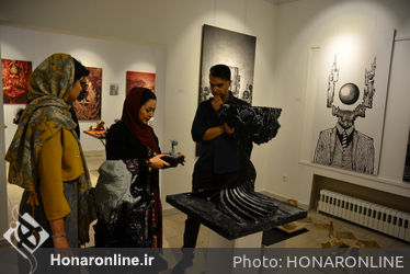 نمایشگاه آثار علی رحیمی در گالری دانشگاه هنر
