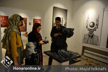 نمایشگاه آثار علی رحیمی در گالری دانشگاه هنر