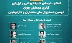 معرفی برگزیدگان دومین فستیوال ملی معماران و کارفرمایان