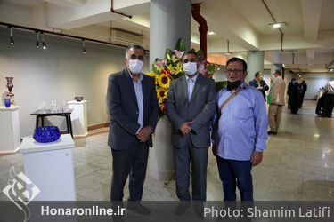 افتتاحیه نمایشگاه هنرهای سنتی در فرهنگستان هنر