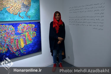 نمایشگاه نقاشی روشنک امین‌الهی در گالری اعتماد