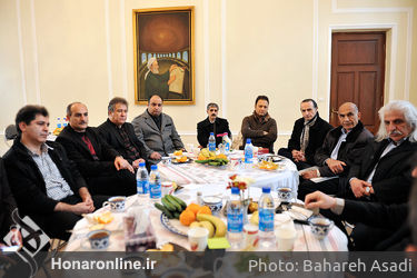 بازدید مرادخانی و ایوبی از دهمین دوسالانه ملی نگارگری ایران