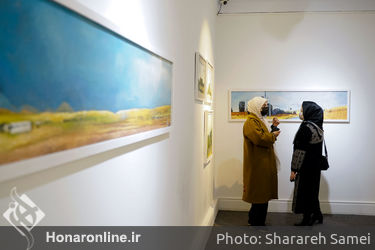 نمایشگاه نقاشی‌های بیوک ملکی در گالری گویه 