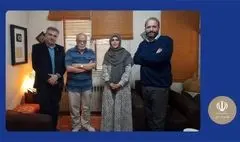 معاون امور هنری وزیر فرهنگ و ارشاد به دیدار دو هنرمند برجسته رفت 