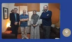 معاون امور هنری وزیر فرهنگ و ارشاد به دیدار دو هنرمند برجسته رفت 
