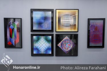 نمایشگاه سری‌گرافى‌هاى ویکتور وازارلى در گالری ثالث