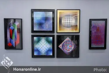 نمایشگاه سری‌گرافى‌هاى ویکتور وازارلى در گالری ثالث
