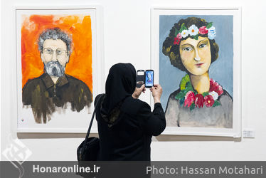 نمایشگاه آثار نقاشی هنرمندان کم توان ذهنی در  گالری اصلی فرهنگسرای نیاوران