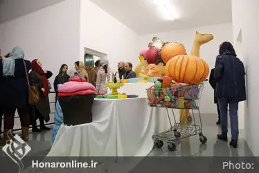 افتتاحیه نمایشگاه آثار رامتین زاد در گالری اعتماد