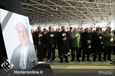 مراسم تشییع پیکر آیت الله هاشمی رفسنجانی  در دانشگاه تهران
