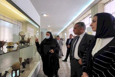 Lebanese culture minister visits National Museum of Iran