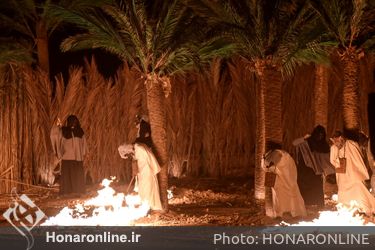 اجرای نمایش بزرگ میدانی محشر در شیراز