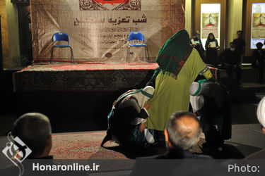شب تعزیه سنگلج با حضور وزير ارشاد 