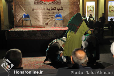 شب تعزیه سنگلج با حضور وزير ارشاد 