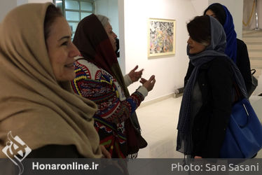 افتتاحیه نمایشگاه آثار شیرین ملت گهر در گالری آران