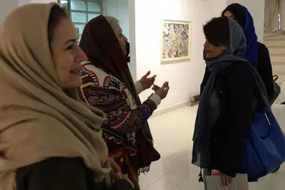 افتتاحیه نمایشگاه آثار شیرین ملت گهر در گالری آران