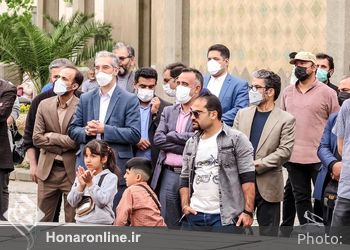 بازدید محمود سالاری معاون امور هنری وزارت فرهنگ و ارشاد اسلامی از اجراهای ویژه برنامه هفته هنر انقلاب اسلامی در تئاتر شهر