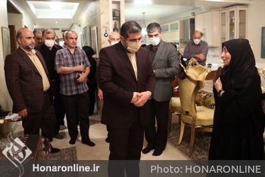 دیدار وزیر فرهنگ و ارشاد اسلامی با خانواده مرحوم استاد حبیب الله صادقی