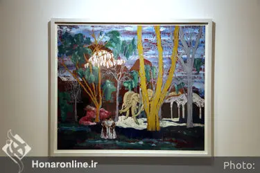 نمایشگاه آثار پونه اوشیدری در گالری باوان